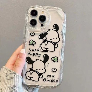 開心轉身帕恰狗適用三星a55/54手機殼硅膠a53a52a35a34可愛a25a15a14a13卡通s24ultra新款s23fe防摔s22+/s21