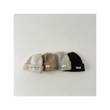 韓系ins兒童毛線帽秋冬洋氣百搭寶寶針織護耳帽男女童毛線帽冷帽