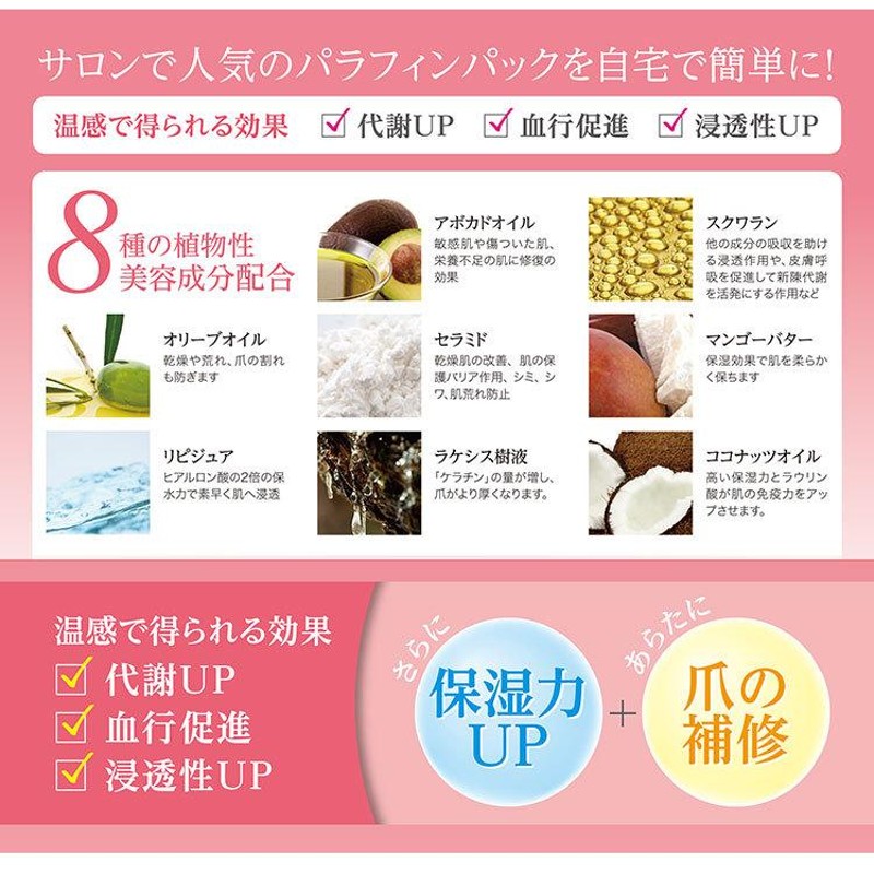 5個セット PINOA ホットネイルパック 10g×2／1個 HOT NAIL PACK