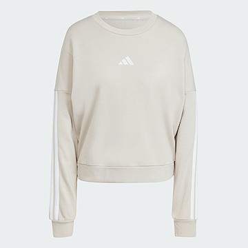 Adidas Essentials Sweatshirt JE0014 女 長袖上衣 休閒長袖 米 亞版