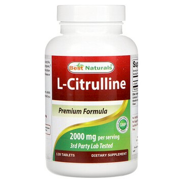 Best Naturals, L-瓜氨酸，120 片（每片 1,000 毫克）