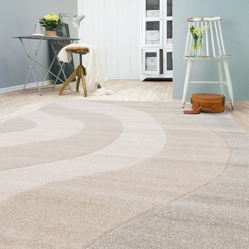 LUNA 簡約雕花地毯 川流 200x290cm