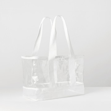 Suzzi Total 透透袋 - 萬用包M 2色可選 - 透透白