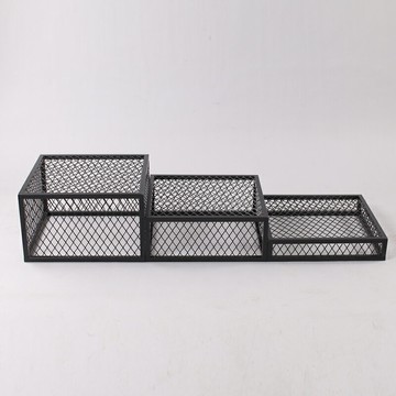 鐵質展臺模特地臺櫥窗展示臺服裝店鞋店底座流水臺鞋包店網狀地臺