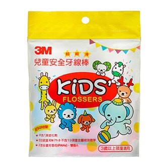 【醫護寶】3M-兒童安全牙線捧  兒童牙線 38入