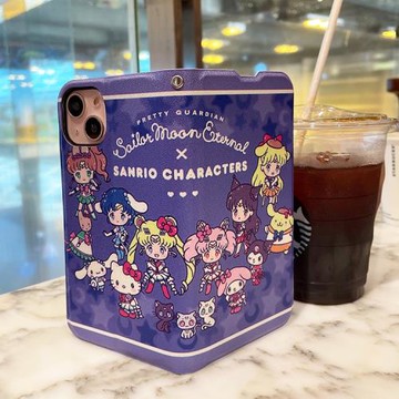 軟妹美少女戰士萌iphone14pro翻蓋殼適用i13保護套12promax手機殼蘋果16Promax手機殼