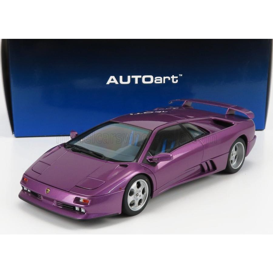 ミニカー<br> 1 64 Lamborghini Diablo SV LIGHT OPEN Ver.(ブラック