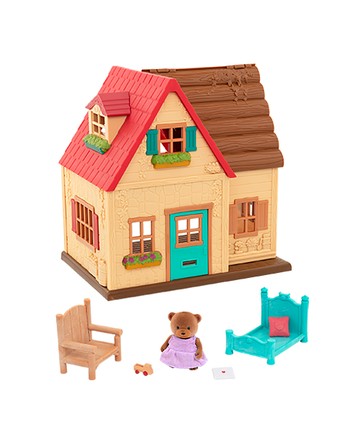 向陽風景鄉村小屋