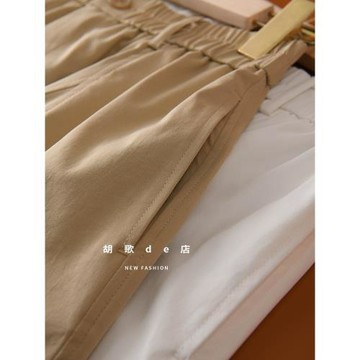 手溫熨燙一抹即平 立體剪裁顯瘦花苞裙不易皺好打理簡氣質半身裙