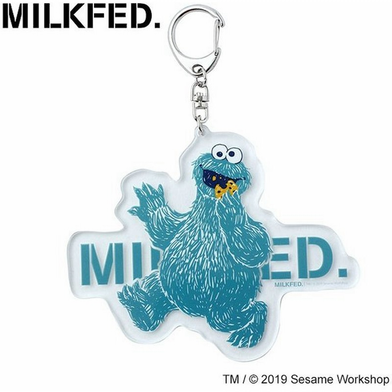 コラボ ミルクフェド Milkfed キーチェーン セサミストリート クッキーモンスター Sesame Street キーホルダー Fw19 通販 Lineポイント最大0 5 Get Lineショッピング