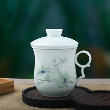 犀具瓷 金玉良緣 蓋碗濾杯