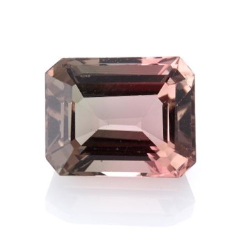 金工坊天然3.9克拉雙色碧璽裸石