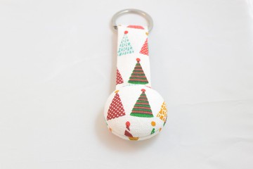 手感布釦鑰匙圈 - 歡樂派對