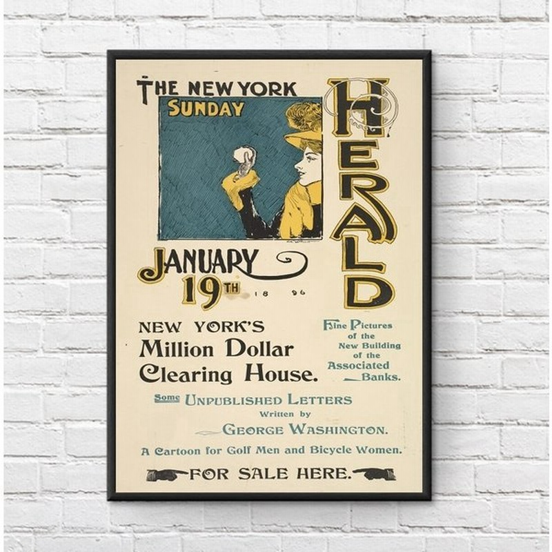 インテリアポスター ヴィンテージ アメリカン ニューヨーク ヘラルド A3サイズ 297 4mm As3 通販 Lineポイント最大0 5 Get Lineショッピング