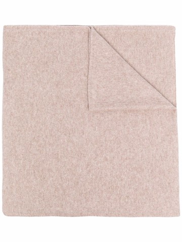 Dee Ocleppo - letter e cashmere scarf - women - Cashmere - One Size - Neutrals