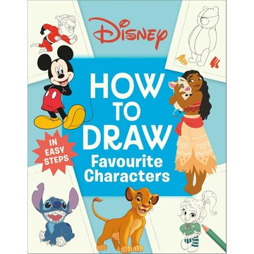 DK Disney How to Draw Favourite Characters(如何畫出最受歡迎的迪士尼角色)