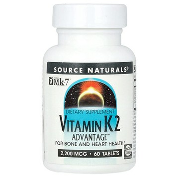 Source Naturals, 維生素 K2，60 片