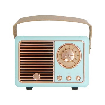 HONG JIN 宏晉 復古便攜式藍牙音響  HM11  藍色