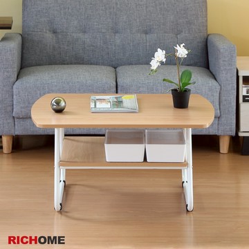 RICHOME 巴克茶几桌 小桌子 電腦桌 床上桌 小方桌 筆電桌 邊桌 兒童書桌 和室桌 學習桌 TA174-1