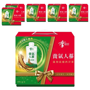 李時珍 養氣人蔘精華飲  35ml  6盒  18入