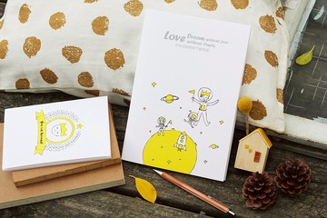 A5空白筆記本-為著愛去冒險吧