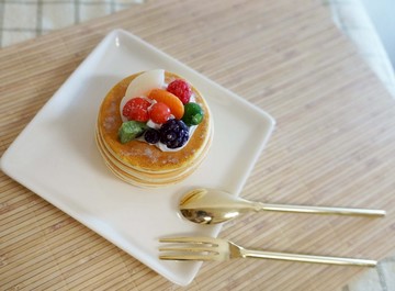 綜合水果美式鬆餅 樹脂黏土 接單訂製