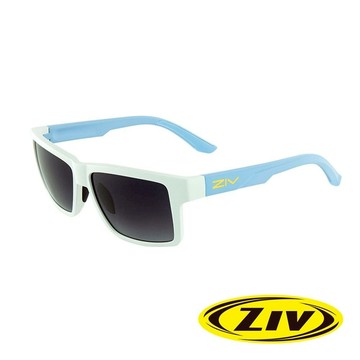 【ZIV 優視】潮牌眼鏡-2023限量版『霧白+霧藍框/漸層灰片』F60 戶外 露營 登山 健行 旅遊 時尚 抗UV 太陽眼鏡
