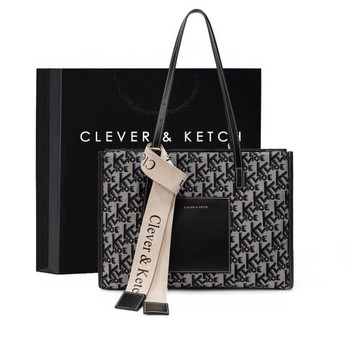 (免運)Clever&Ketch大容量托特包包女2025新款潮單肩斜挎手提包子母包