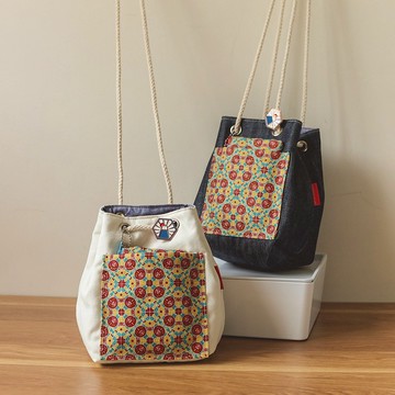 達摩富士山 / 磁磚系列 - 漁夫袋