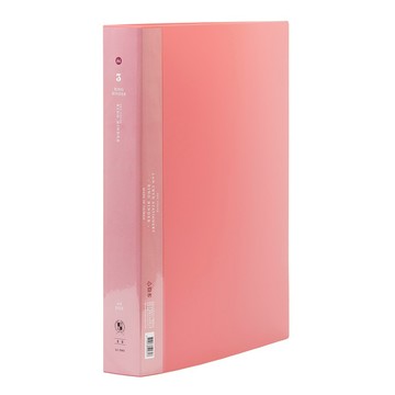 連勤牌文具 KU色系 1.5吋 圓型 三孔夾  紅色  1本