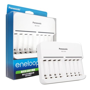Panasonic eneloop 智控型8槽 鎳氫急速充電器 BQ-CC63