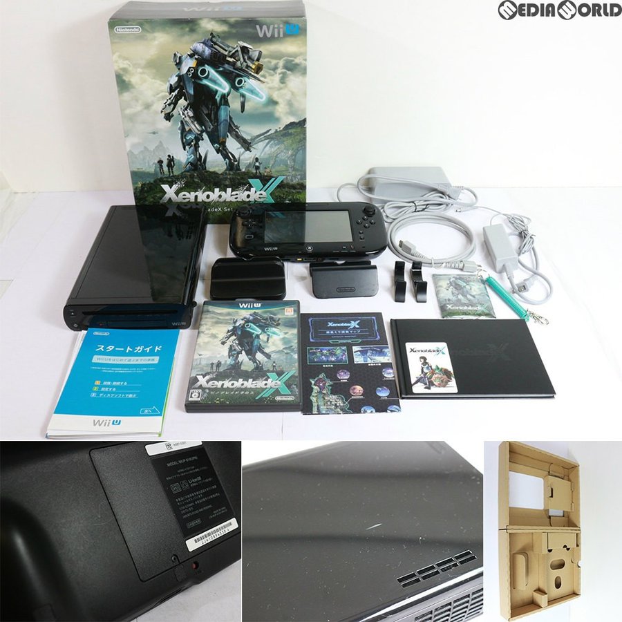 Wii U ゼノブレイドクロス セット クロ 32GB 黒(本体・特典完備