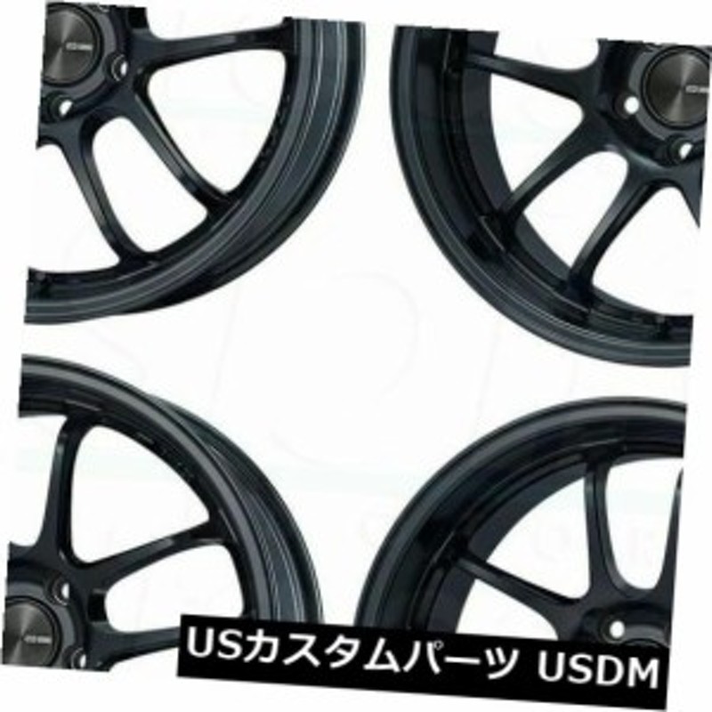 ホイール 4本セット 4-新しい18インチEnkei Pf01ホイール18x7.5 5x100 ...