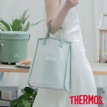 THERMOS膳魔師森活綠境透明購物袋(Y-BTP-MPG)