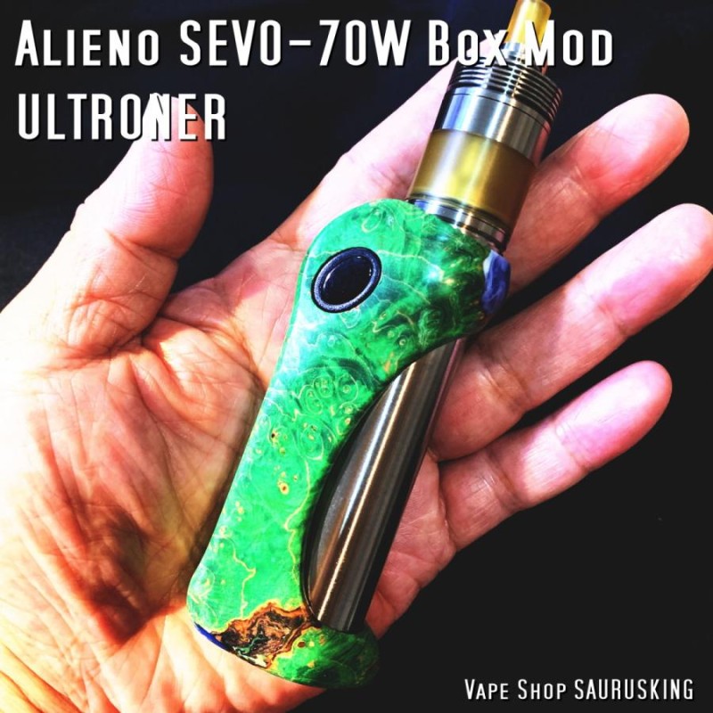 ULTRONER Alieno SEVO-70w Box Mod [Blue] Stabilized Wood 01 ...