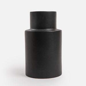 瑞典DBKD OBLONG陶瓷花器 鐵黑