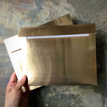 信封/厚磅作品袋/A5/黃金色