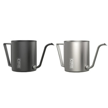 Camping 戶外手沖壺 600ml 手沖咖啡 細口壺 不鏽鋼咖啡壺 戶外咖啡 露營『歐力咖啡』