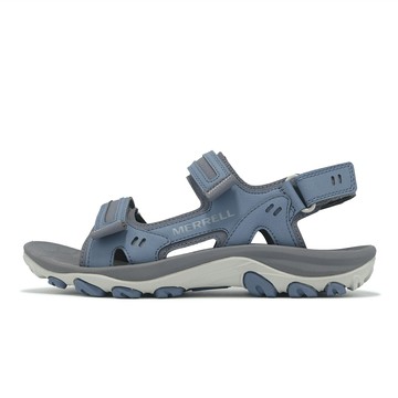 Merrell 戶外涼鞋 Huntington Sport Convert 男鞋 藍 灰 魔鬼氈 緩衝 ML038037
