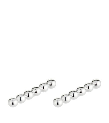 Christofle Set of 2 Silver-Plated Perles Knife Rest