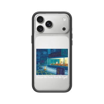 iPhone 17 Pro Max Mod NX -邊框背蓋組合 (相機按鈕) 黑 - 怪奇事物所 Incrediville - 台式夜遊者