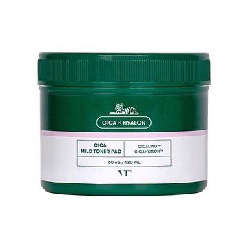 韓國 VT~CICA老虎積雪草爽膚棉片(60片入)