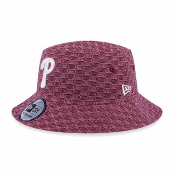 NEW ERA 男女 漁夫帽 01 MLB WASH CHECKER 費城費城人 NE13956947