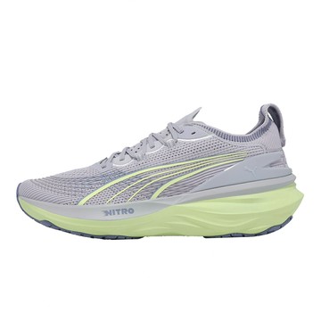 Puma 慢跑鞋 ForeverRun Nitro 2 男鞋 灰 綠 氮氣中底 緩衝 支撐 310109-21