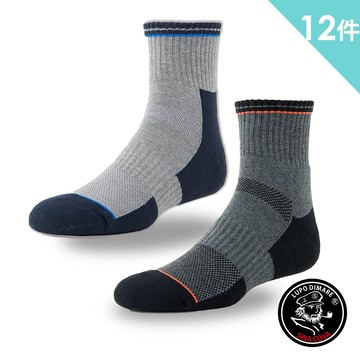《老船長》B5-144L氣墊專家3D中筒毛巾氣墊襪（12入加大男生專用）
