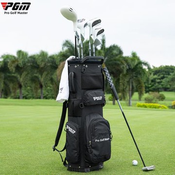 PGM高爾夫球包球袋雙肩背式球桿包2kg超輕便攜固定插桿口防水球包