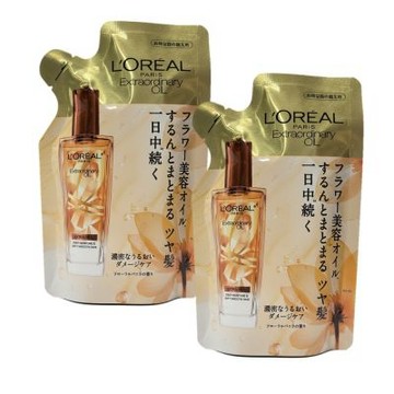 L Oréal 巴黎萊雅 金緻護髮精油棕色款90ml(補充包) 兩入組 公司貨