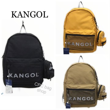 原廠公司貨-正品  KANGOL 袋鼠 後背包 尼龍後背包 附小掛包 袋鼠包包 袋鼠後背包 (現貨)