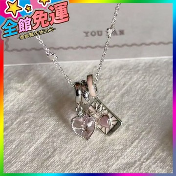 🌸台灣出貨🌸 戀愛塔羅牌新款弔墜愛心項鏈時尚塔羅牌時尚高級小衆鎖骨鏈女 🥇滿額免運🥇X370-11-A