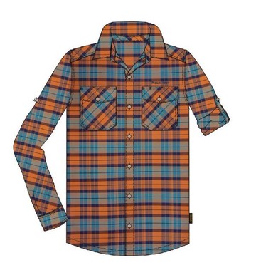 ├登山樂┤台灣MOUNTNEER 山林 男CORDURA保暖格子襯衫 # 32B01-49